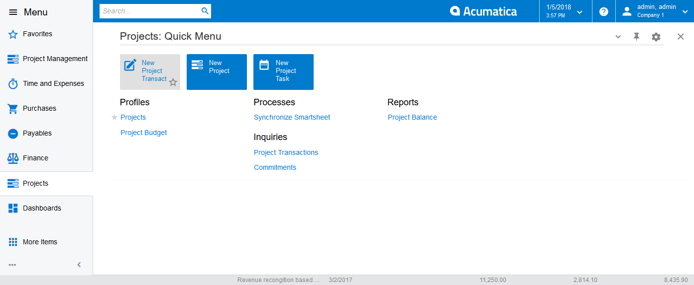 Acumatica 2017 R2